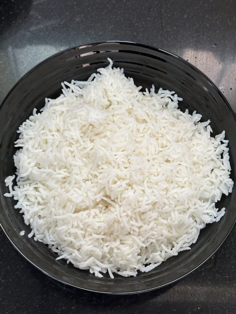 White Rice in a bowl