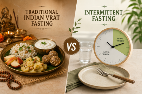 vrat fasting vs intermittent fasting