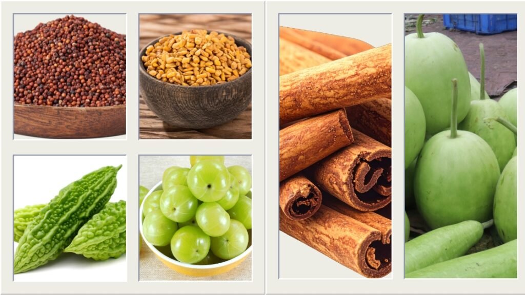 Diabetes friendly Indian vegetarian foods