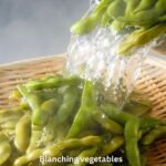 blanching vegetables